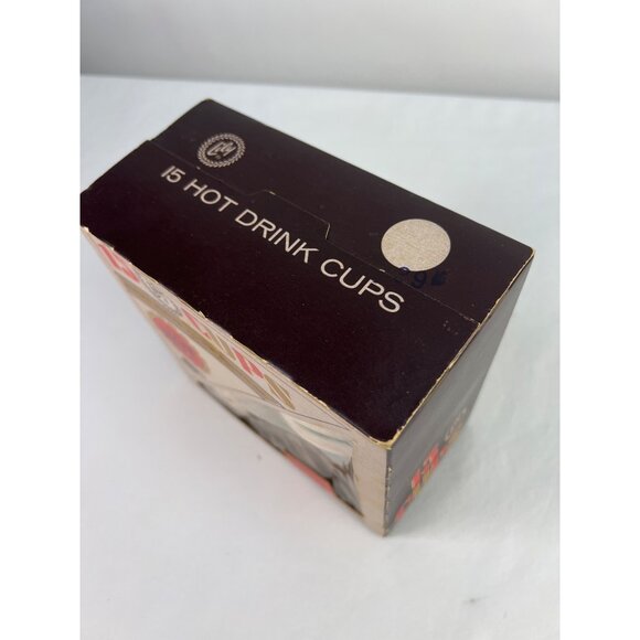 NOS MCM Vintage Lily Tulip 9 Oz Plastic Coated Coffee Paper Cups MOD - Picture 5 of 5